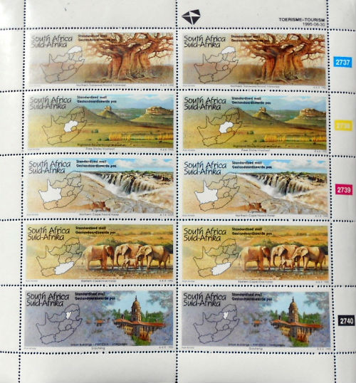 Timbres · Afrique DU SUD
