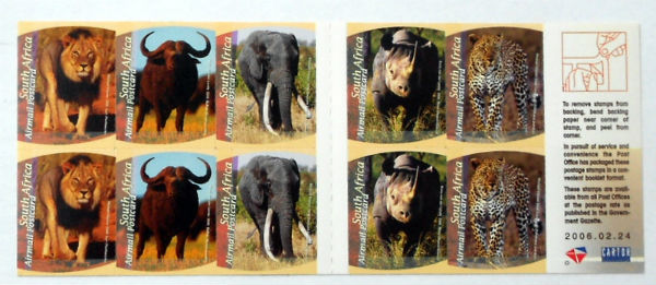 Timbres · Afrique DU SUD