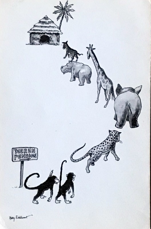 Cartes · Miniatres pour traims du zoo Hagenbeck