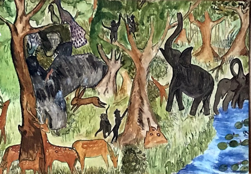 Cartes · Miniatres pour traims du zoo Hagenbeck
