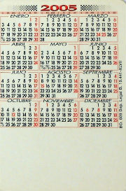 Calendriers · Espagne