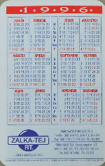 Calendriers · Hongrie