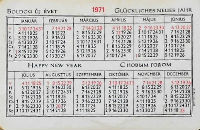 Calendriers · Hongrie
