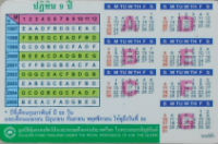 Calendriers · Thailande