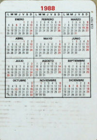 Calendriers · Espagne