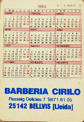 Calendriers · Espagne