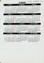 Calendriers · Espagne