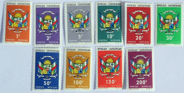 Timbres · Rep. Centrafricaine