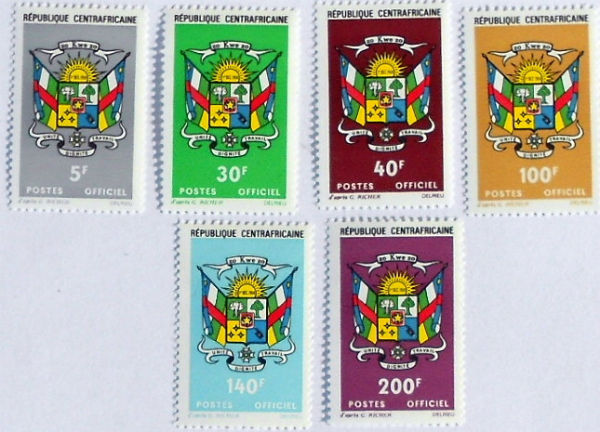 Timbres · Rep. Centrafricaine