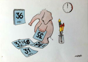 Cartes · 23 cartes hollandaises " Merry Christmas - Happy New Year"