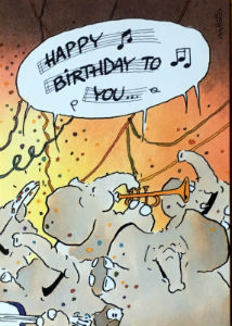 Cartes · 14 cartes hollandaises " Happy Birthday"