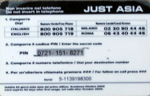 Cartes · Italie