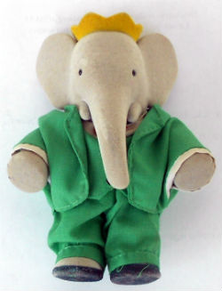 Jouets · Jouets Babar - Bebe · Feutrine 13 cm
