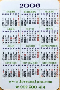 Calendriers · Espagne