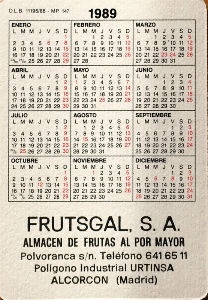 Calendriers · Espagne