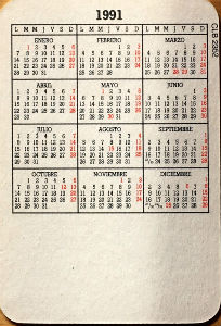 Calendriers · Espagne