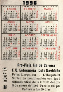 Calendriers · Espagne
