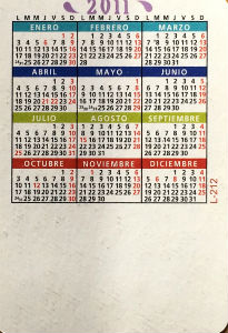 Calendriers · Espagne
