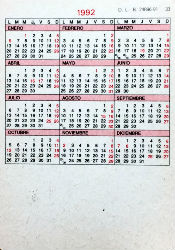 Calendriers · Espagne