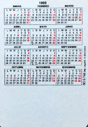 Calendriers · Espagne