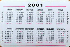 Calendriers · Hongrie
