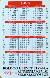 Calendriers · Hongrie