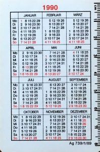 Calendriers · Hongrie