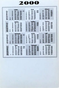 Calendriers · Republique Tchèque