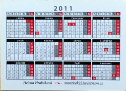 Calendriers · Republique Tchèque