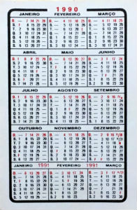 Calendriers · Portugal