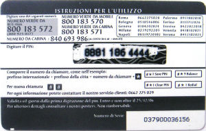 Cartes · Italie