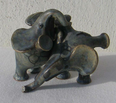 Diverses matières · Elephants EN Porcelaine - Ceramique
