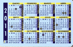 Calendriers · Espagne