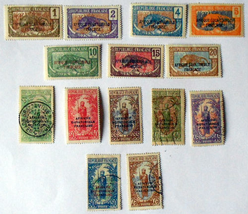 Timbres · Moyen Congo - A.E.F