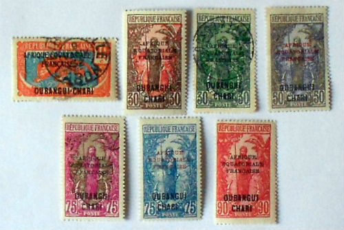 Timbres · Oubangui Chari A.E.F
