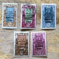 Timbres · Oubangui Chari A.E.F