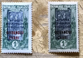 Timbres · Oubangui Chari A.E.F