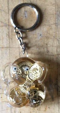 Porte-clés · Porte-clés-pluche-centimètre