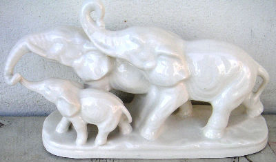 Diverses matières · Elephants EN Porcelaine - Ceramique