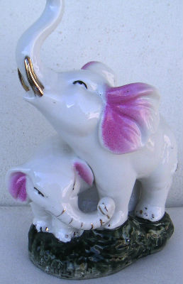 Diverses matières · Elephants EN Porcelaine - Ceramique