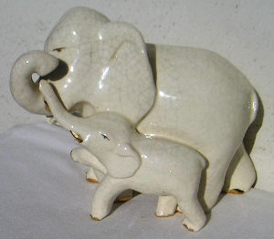 Diverses matières · Elephants EN Porcelaine - Ceramique