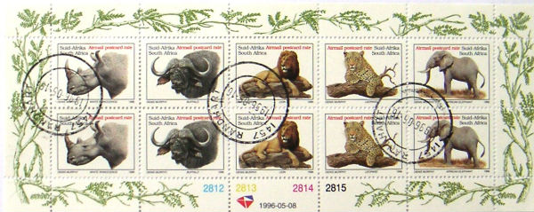 Timbres · Afrique DU SUD