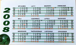 Calendriers · Pologne