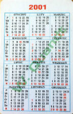 Calendriers · Pologne