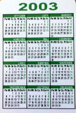 Calendriers · Pologne