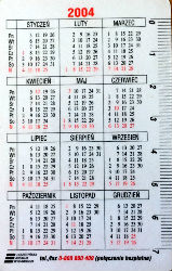 Calendriers · Pologne