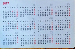 Calendriers · Pologne