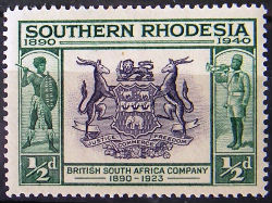 Timbres · Rhodesie DU SUD