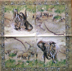 Serviettes en papier · Serviettes Papier