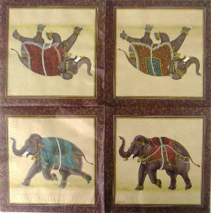 Serviettes en papier · Serviettes Papier